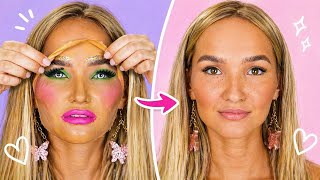 From Glam to Soft Girl 🌸 Best Beauty Hacks in One Video screenshot 3