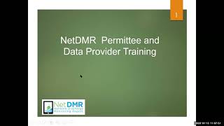 Famous EPA Hosted NetDMR Training for Industrial Stormwater Profile