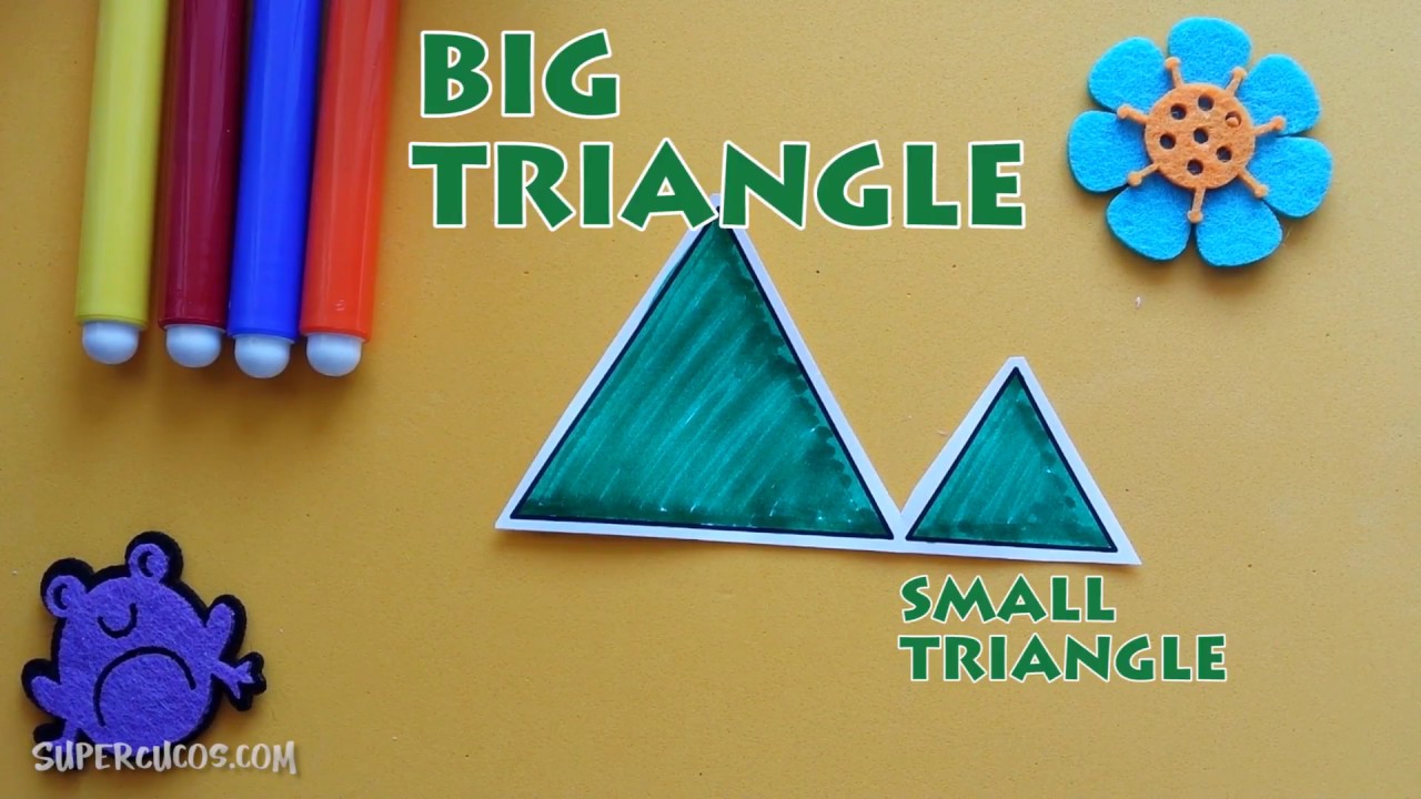 Learn Colors Shapes Big And Small For Kids| Aprender en Inglés las ...