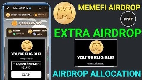 MEMEFI Allocation Memefi Extra Airdrop Claim And Withdraw in Bank | Memefi Airdrop Withdraw #crypto