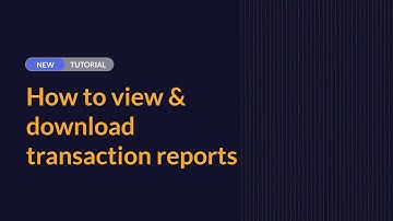 How to view and download transaction reports on the Flutterwave dashboard | Flutterwave