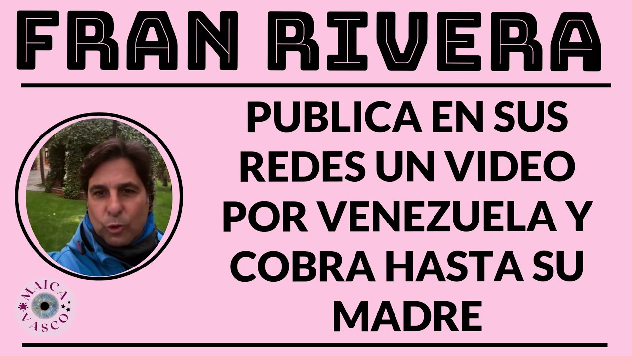 FRAN RIVERA: LE PIDEN 20 AÑOS DE PRISION POR ALTA TRAICION A ESPAÑA, DICEN ...