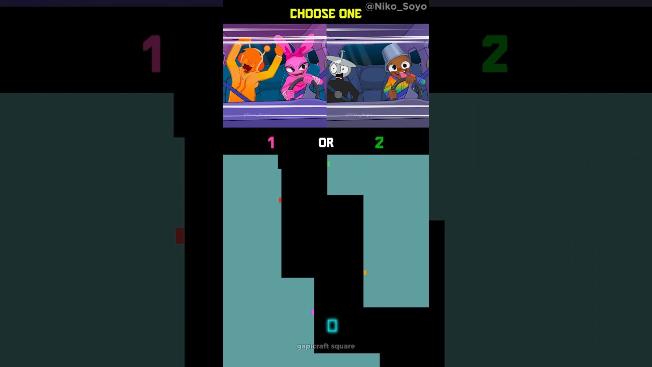 Epic Speed Meme! 😱 Sprunki Wenda x Pinki vs Brud x Owakcx | Gapicraft Bouncing Square