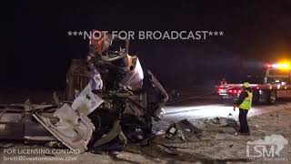 03-31-18 Cheyenne, WY - Major Accident on I-80 from Icy Roads