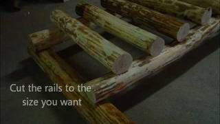 How To Build A Log Headboard Using The E-Z Log Tenon Cutter and E-Z Log Sink http://www.rusticwoodworking.com We now offer both the E-Z Log Tenon Cutter AND the E-Z Log Sink (countersink bit). The E-Z
