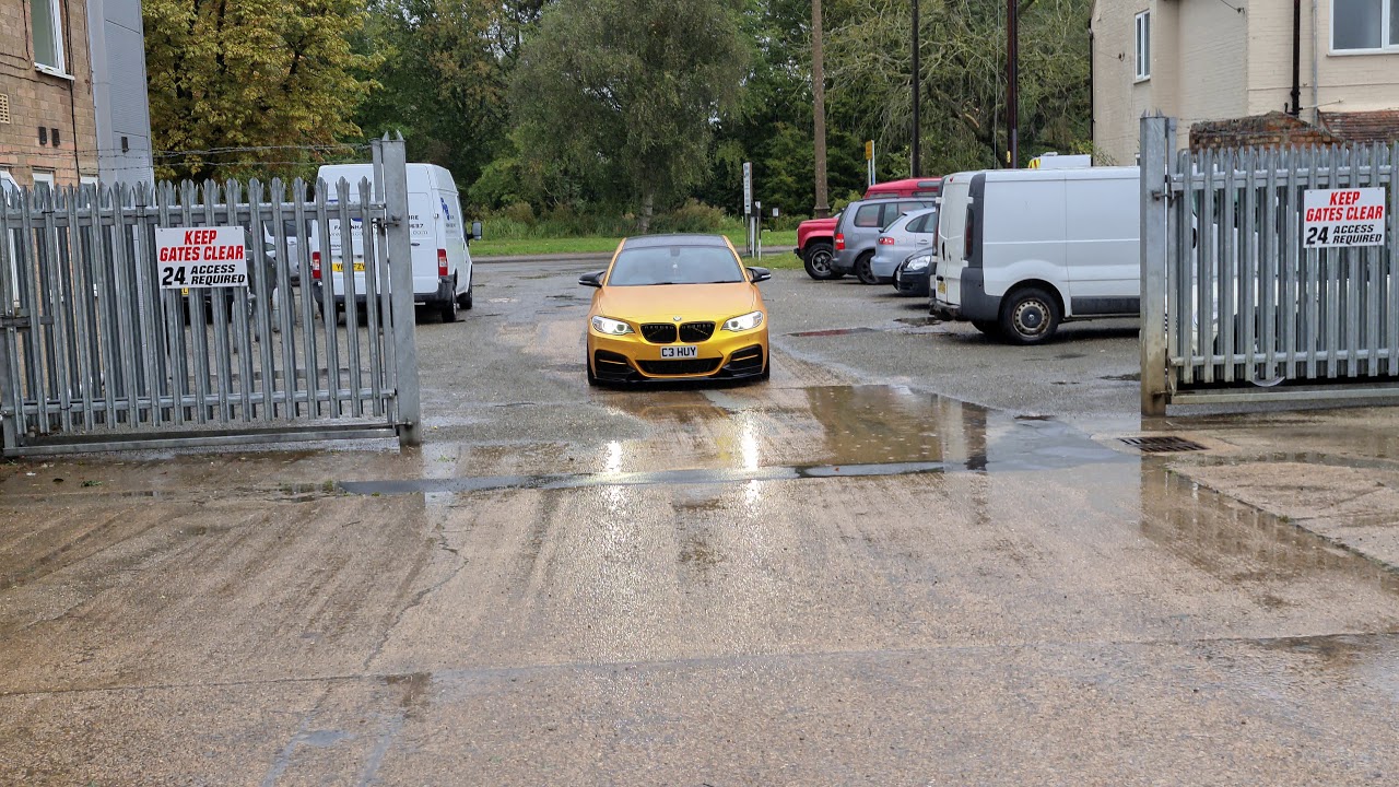 Fully Wrapped BMW M240i in avery satin energetic yellow Wrap