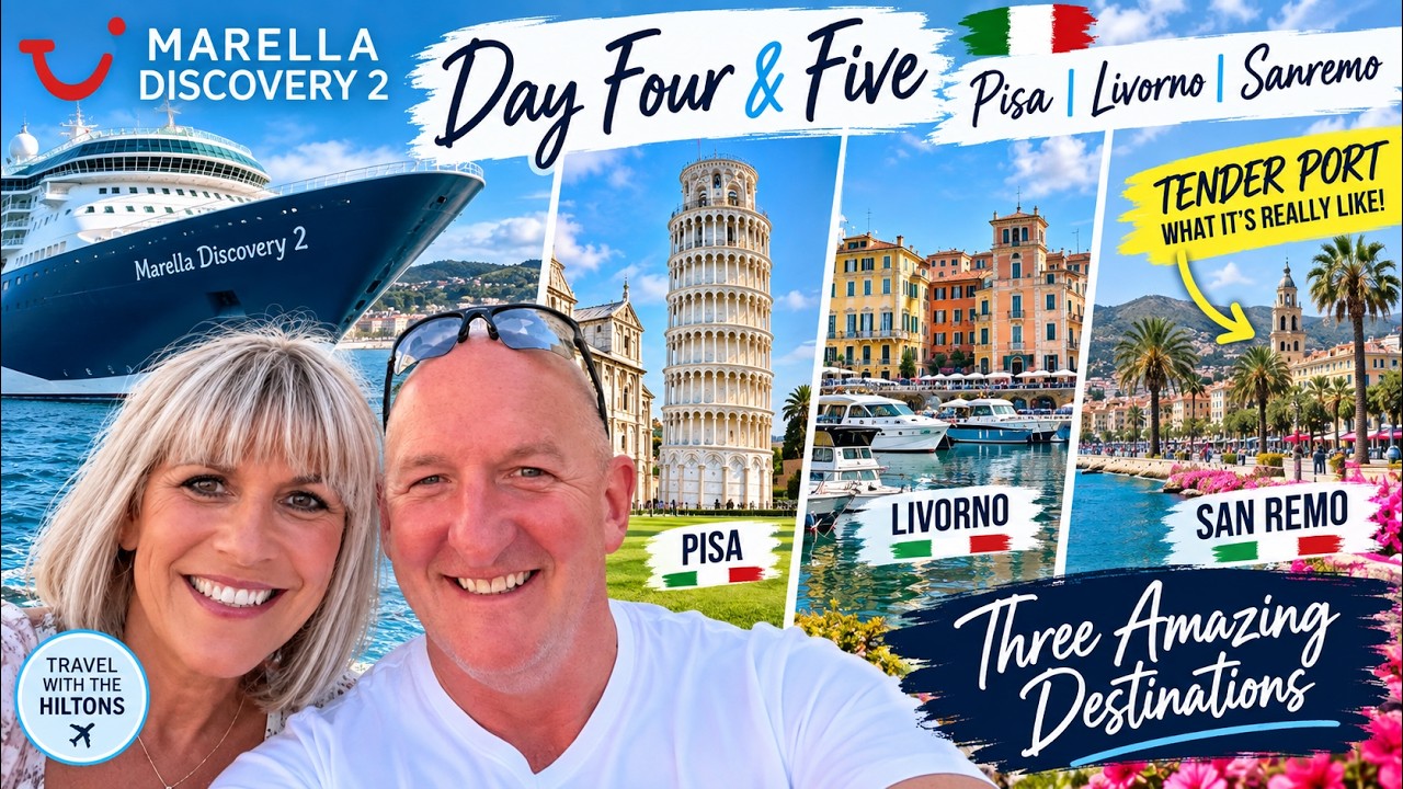 Three Italian Stops & Our First Tender Port. Marella Discovery 2 
