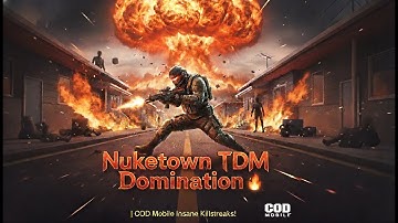 Nuketown TDM Domination 🔥 Berserker MVP Gameplay | COD Mobile Insane Killstreaks!