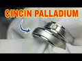 belajar membuat cincin - cara membuat cincin kawin palladium dan emas putih