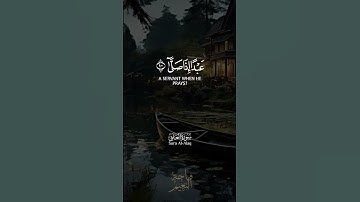 أَرَأَيْتَ الَّذِي يَنْهَىٰ..عَبْدًا إِذَا صَلَّىٰ... سورة العلق للشيخ محمد رفعت