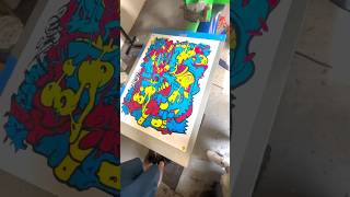 These screen printed posters of my illustration look amazing! This denver printed hit me up!🔥📟📟