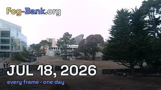 FogCam timelapse for Saturday, July 18, 2026