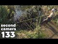 Manual beaver dam removal no133  second camera