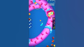 🔥🐍 Worms Zone io body giant snake|😱 Big vs Small snake fight #shorts #snake #game #wormszoneio #001