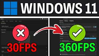How To Optimize Windows 11 For GAMING - Best Settings for FPS & NO DELAY!