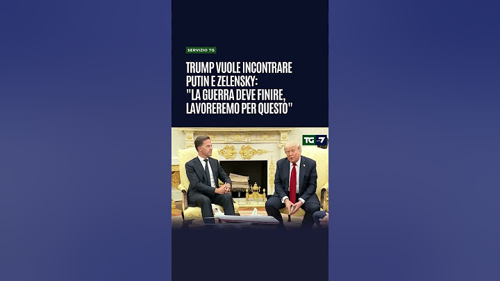 Trump vuole incontrare Putin e Zelensky: "La guerra deve finire, lavoreremo per questo"