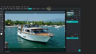 The process of resizing images using Pixlr