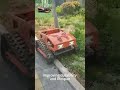 Wireless radio control track-mounted flail mower China manufacturer factory