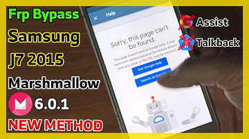 Samsung Galaxy J7 Frp Bypass SM-J700H U3 NEW METHOD 2021 | TalkBack & Assist Not Work