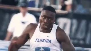 Grant Holloway's Head Stabilized Through the Hurdles