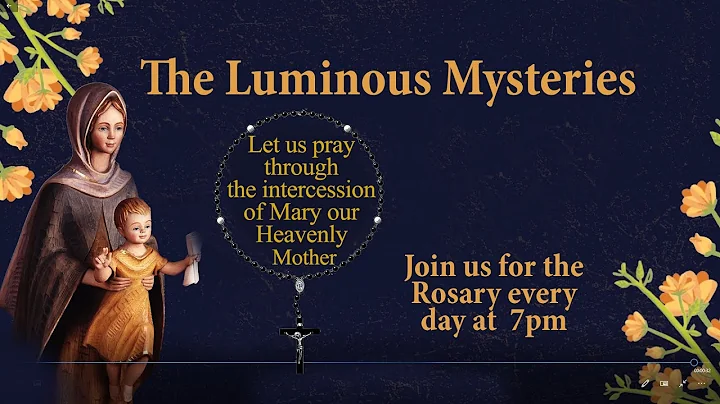 Holy Rosary | Luminous Mysteries| Mysteries of Lig...