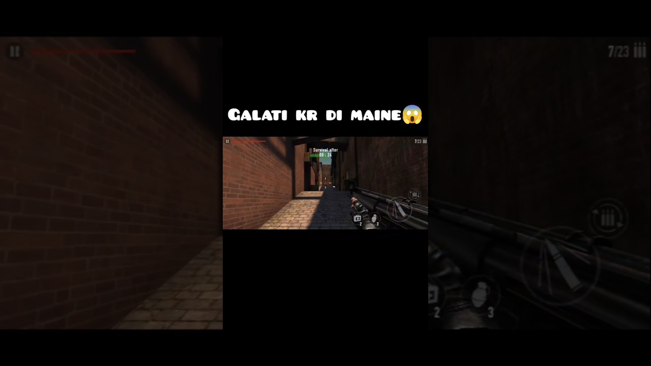 Mad Zombie 😱|Zombie Itna Fast 😨 bhoot wala gun game