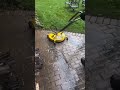 Brick Paver Patio Cleaning Pt. 2 🧱💧 That Clean Line on Pavers #satisfying #powerwashing #pavers