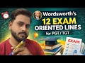 12 Most Important Lines of Wordsworth for UP TGT/PGT English | By Amit Sir #tgt2026 #pgt