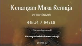 Kenangan Masa Remaja II Tembang Kenangan
