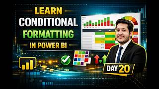Power BI Conditional Formatting 🔥 | Dashboard Ko PRO Level Banaye | Day 20 #powerbi #conditionalfor.