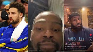 NBA Players React to Klay Thompson Scoring 0 Points Against Sacramento Kings