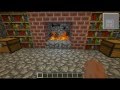 Секретный проход в камине (механизмы в minecraft)