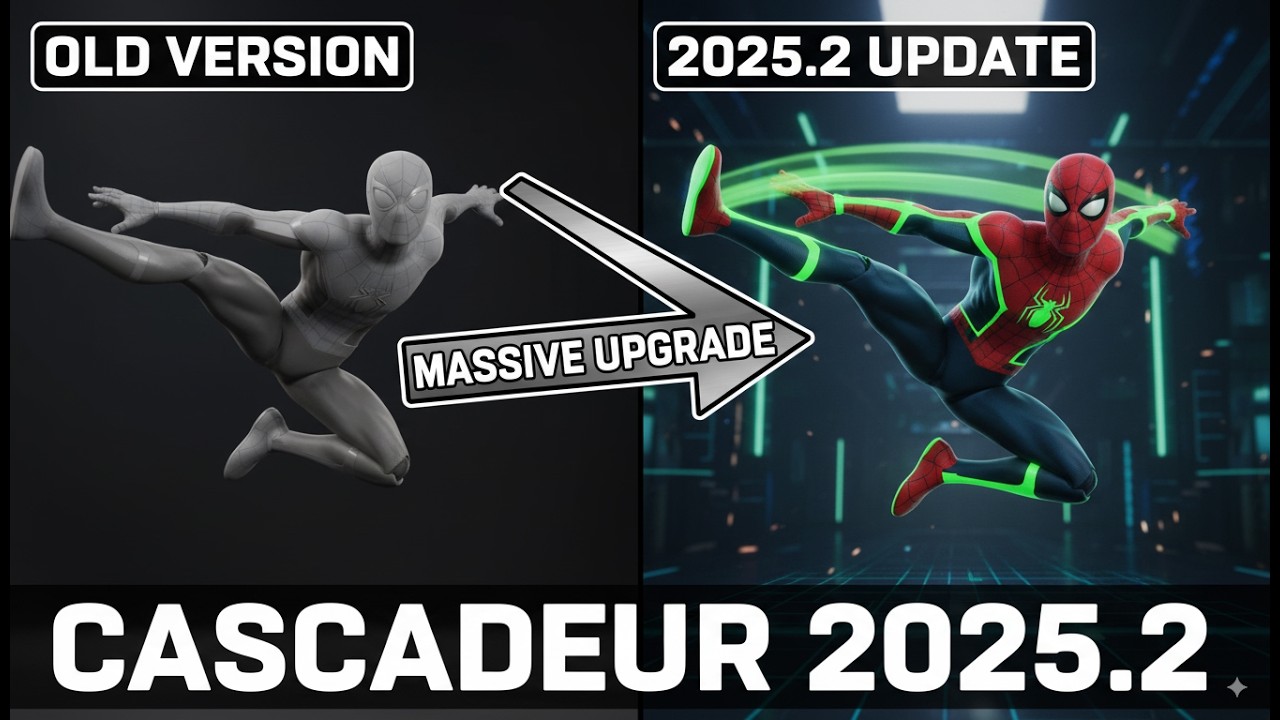 Master Inbetweening with Cascadeur 2026.2 | AI Animation Made Easy!