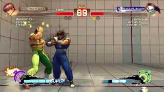SSF4 AE Ver. 2012 - ENDLESS MATCHES with Majeedo185, Zeromega86, Dragon2-2-m and HHH_EVIL1 Part 3