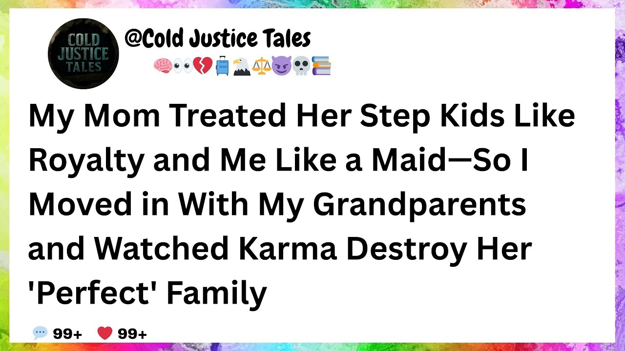 My Mom Treated Her Step Kids Like Royalty and Me Like a Maid—So I Moved in With My Grandparents..