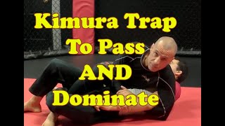 Top Half Guard Kimura Trap - Pass and Submissions