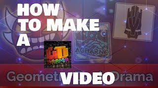 HOW TO MAKE A GEOMETRY DASH DRAMA VIDEO