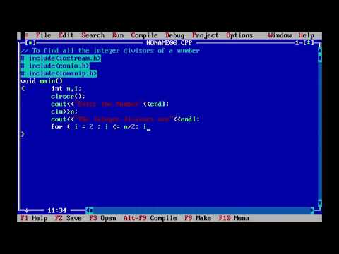 C++ Program to find all the Divisors of a Given Integer Number - YouTube