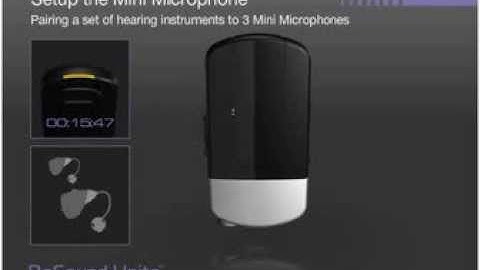 Setting up your ReSound Unite Mini Microphone