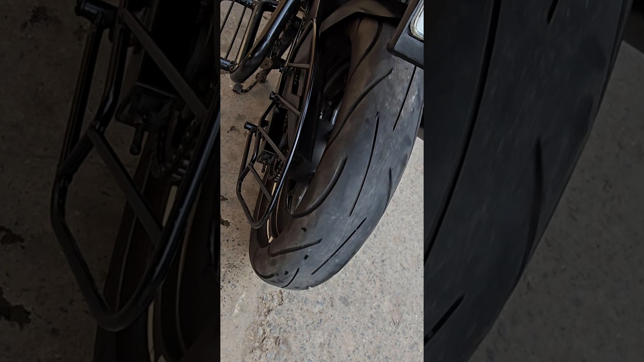 Indian🇮🇳ki first NS125 180/55 Big tyre🔘 