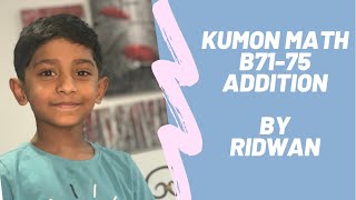 Kumon Math B71-75