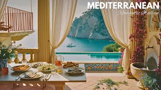 🌅 Mediterranean Sunset Magic 🎶🌊 Romantic Italian Ballads & Serene Amalfi Coastline Views 🏡 screenshot 2