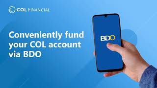 How to Fund Your COL Account Online via BDO