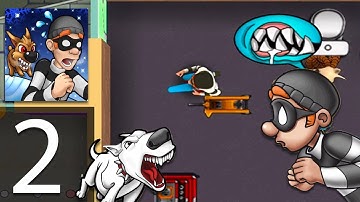 Robbery Bob 2: Shamville (Lvl. 1-10) - iOS / Android - Gameplay Video Part 2