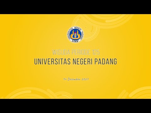 Wisuda Periode 125 Universitas Negeri Padang - 14 Desember 2021