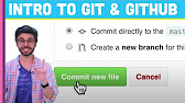 Git and GitHub for Poets - YouTube