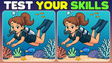 Find 3 Differences in 90 seconds | Genius Level Challenge 《A Little Tricky》