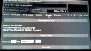 Decent internet radio player for a PSP / Kunnollinen nettiradiosoitin PSP:lle screenshot 5