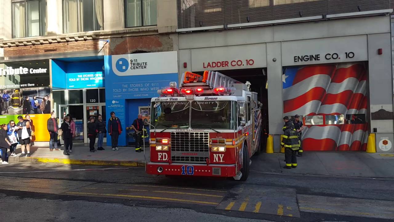 FDNY 10 Truck Returning Home YouTube