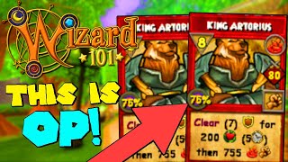 Wizard101 Level 170 Fire PvP: Fire's *NEW* King Artorius Spell Is BUSTED.